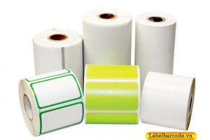 giấy decal cuộn in mã vạch