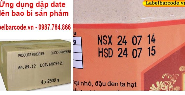 Ứng dụng mực nhiệt in date để in NSX- HSD lên bao bì sản phẩm