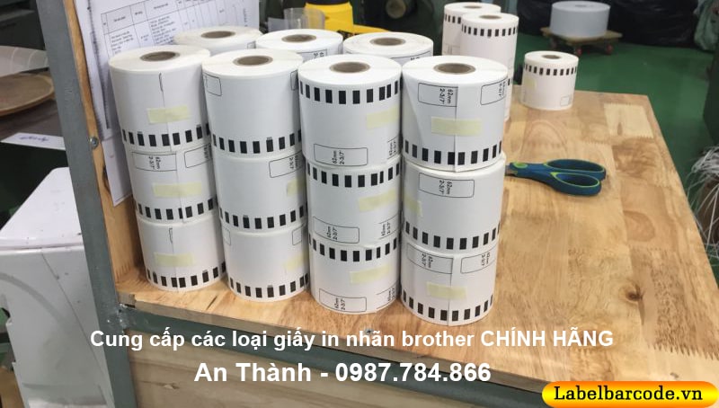 Giấy in nhãn brother