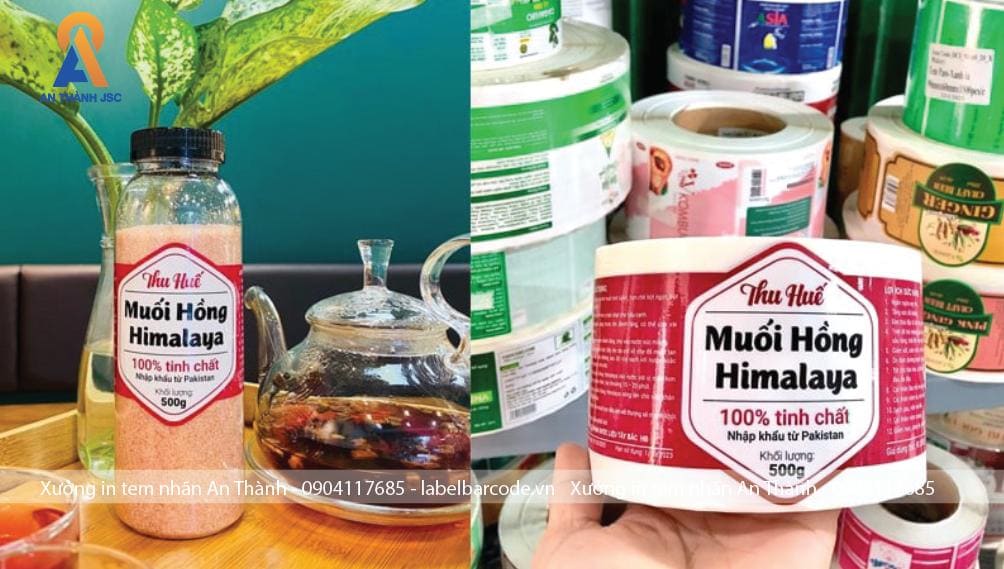 tem nhãn chai muối